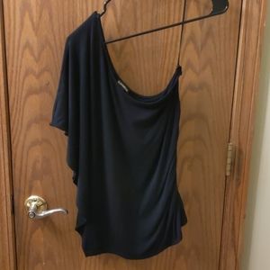 Express one shoulder top